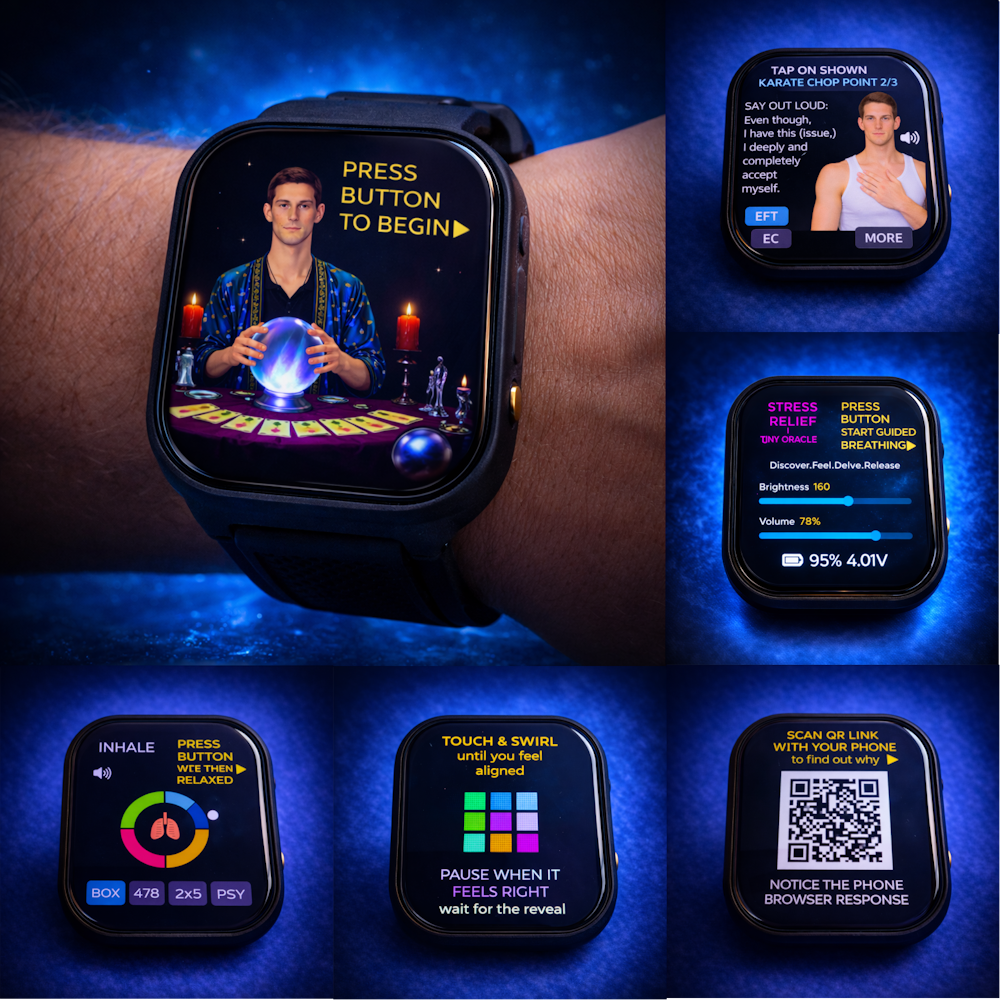 QR Pendant with Touch Screen