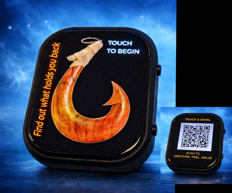QR Pendant with Touch Screen